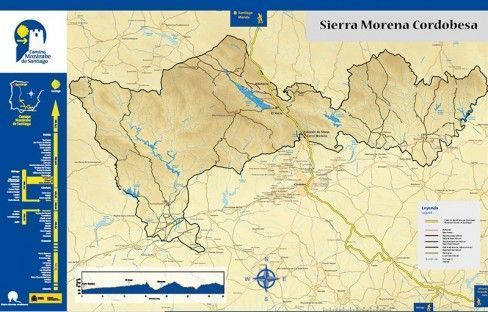 Mapa Camino Mozárabe