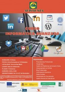 Cartel informática Avanzada