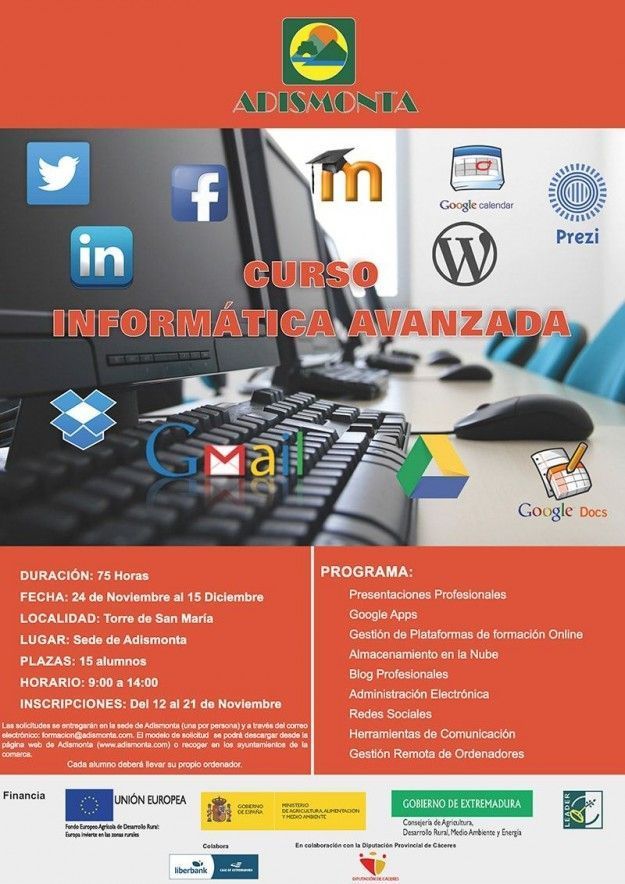 Cartel informática Avanzada