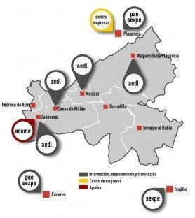 Mapa Servicios Monfragüe y su Entorno