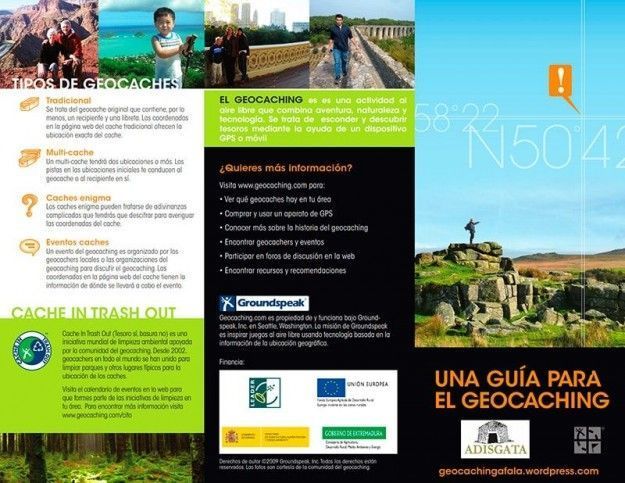 Tríptico Geocaching A Fala